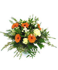 Boeket wit oranje - Duoplant