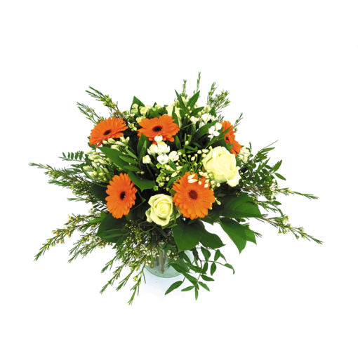 Boeket wit oranje - Duoplant