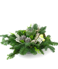 Duoplant - Christmas Zink kerststukje