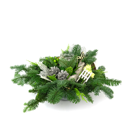 Duoplant - Christmas Zink kerststukje