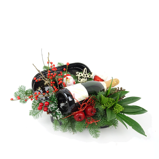 Duoplant - kerstuk in geschenkdoos