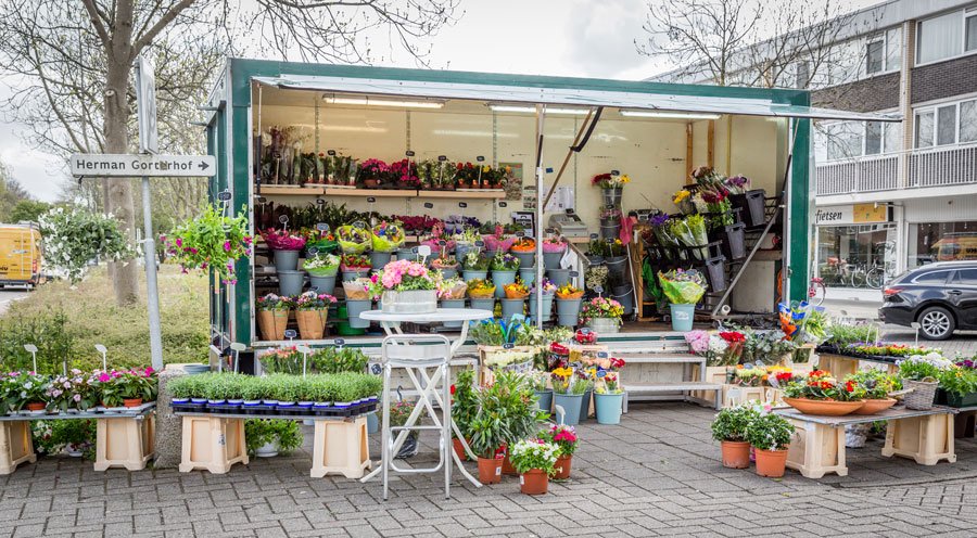 Duoplant bloemenstal in Kudelstaart